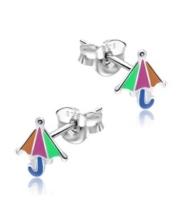 Colorful Umbrella Kid Stud Earring STE-559 